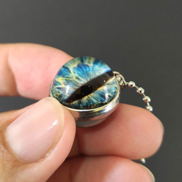 Collar Ojo Malvado Azul - Imagen 3