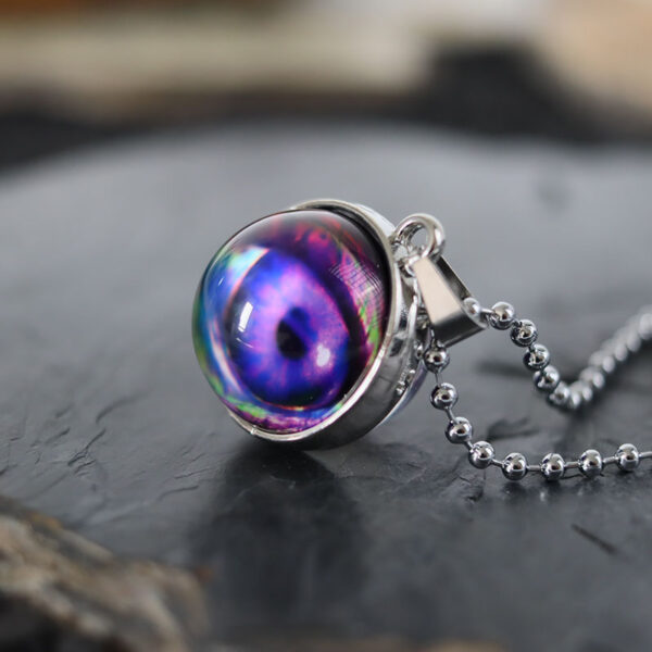 Collar Ojo de Dragón Purple - Imagen 2