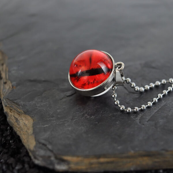 Collar Ojo Malvado Rojo - Imagen 2