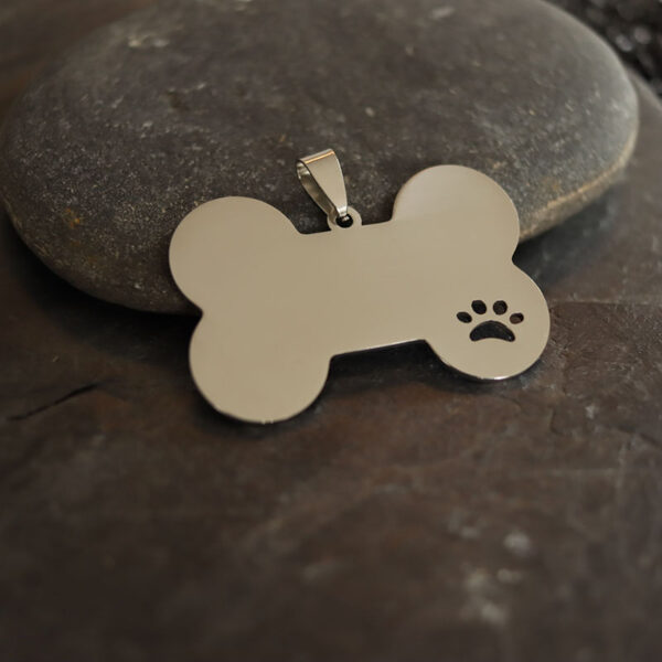 PLACA HUESO PLATEADO