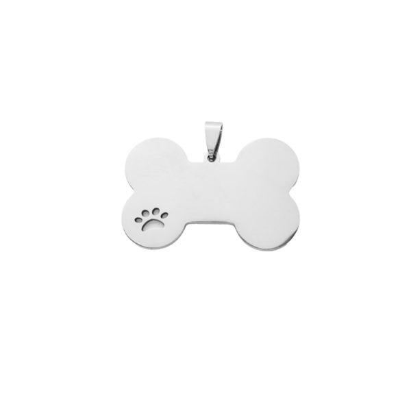 PLACA HUESO PLATEADO - Imagen 5