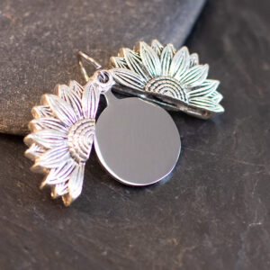 Dije Girasol Plateado